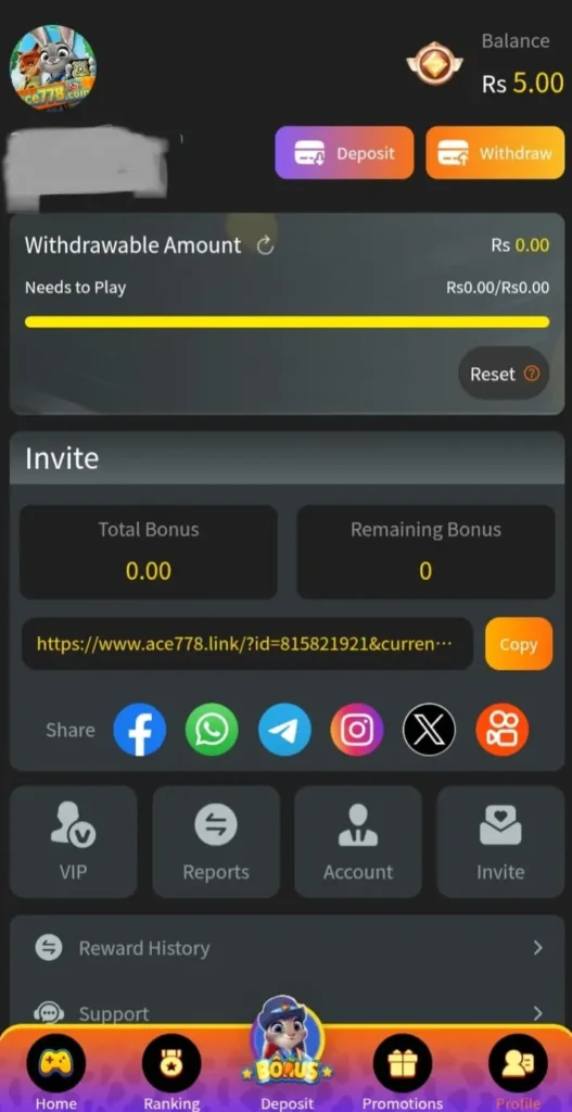 ACE778 Game