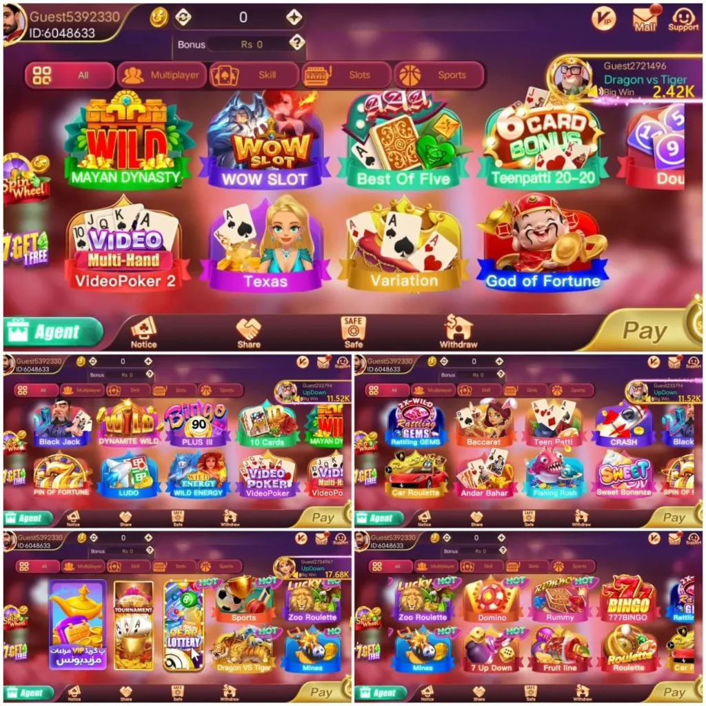 Dragon Tiger Club Game